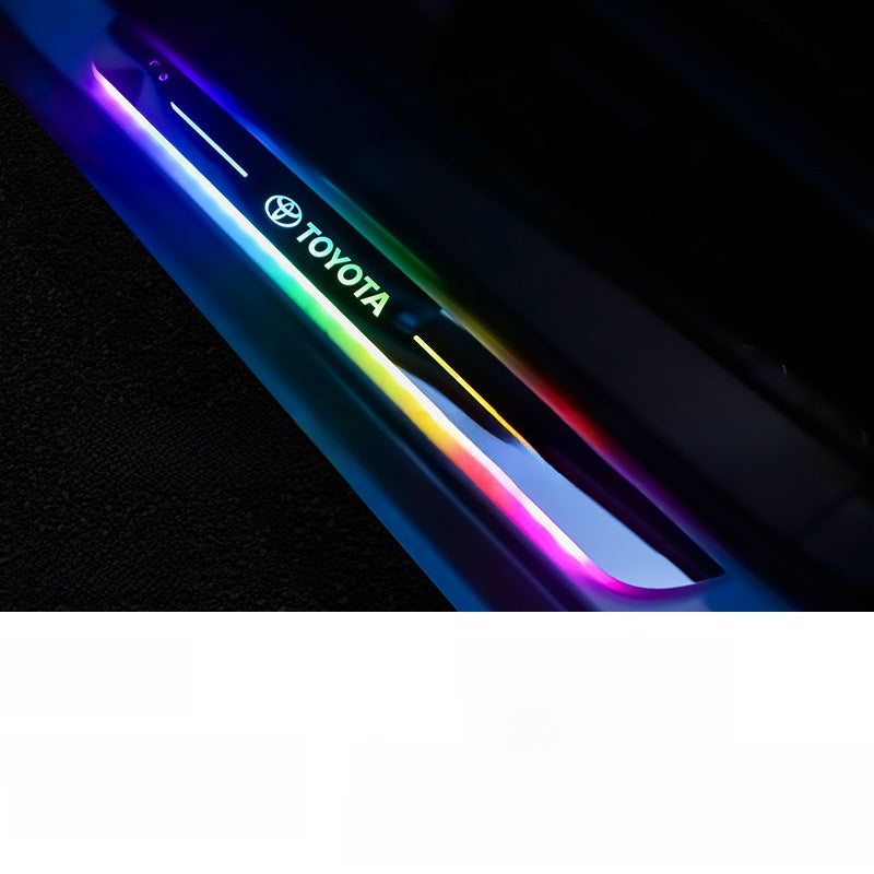 Magnetic Threshold Light for Car Door - Wireless LED Flowing Breathing Ambient Lighting Footrest Interior Modification - ZeeTec Store