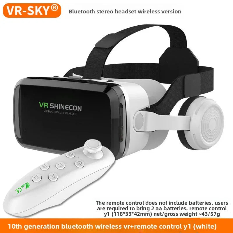 Wireless Bluetooth VR Headset G04BS - 3D Virtual Reality Game Helmet - ZeeTec Store