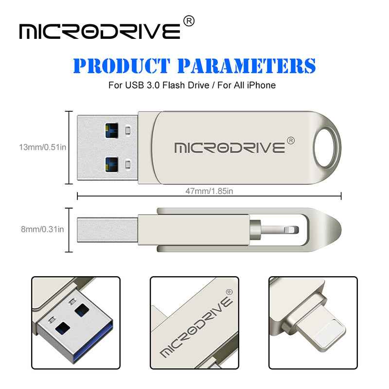 Apple dual-use USB flash drive