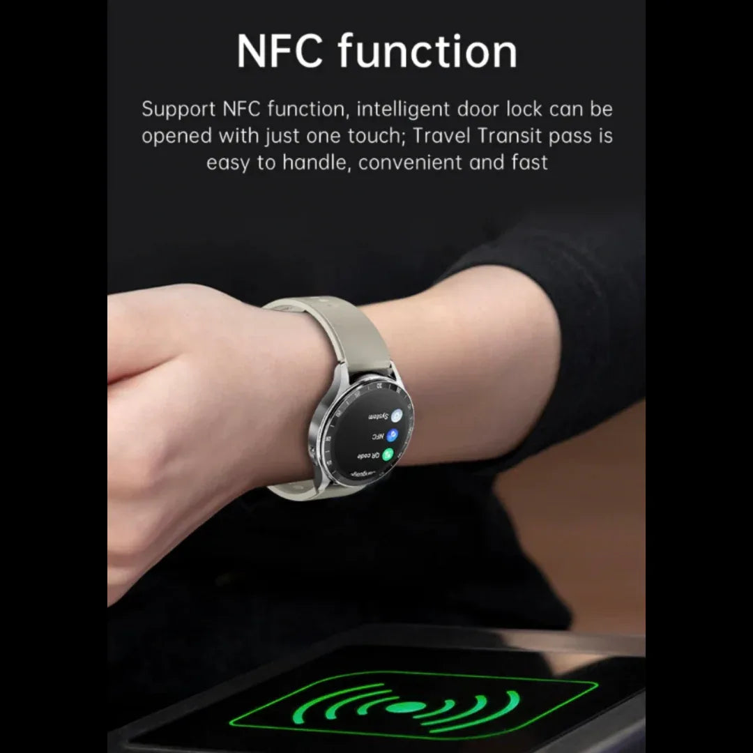 High Quality Smart Sports Watch with 1.39” HD Touch IPS Display, Built-in TWS Headset, Bluetooth Call & SMS, Health Monitoring, Sleep Tracking, Social Apps, Games, Wireless Charging, Up to 7 Days Battery Life - ZeeTec Store