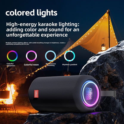 Bluetooth Speaker 100W AI TWS RGB Light Dolby Surround Waterproof