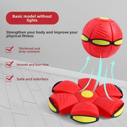 Magic Deformable Flashing Flying Saucer Ball