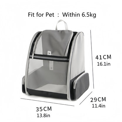 Foldable Dual Shoulder Pet Carrier Bag