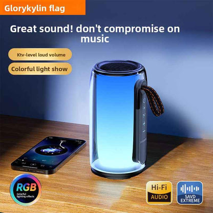 Voice of Berlin Bluetooth Speaker 15W , Colorful Wireless Speaker, High Volume Subwoofer, Portable High-Quality Computer Speaker
