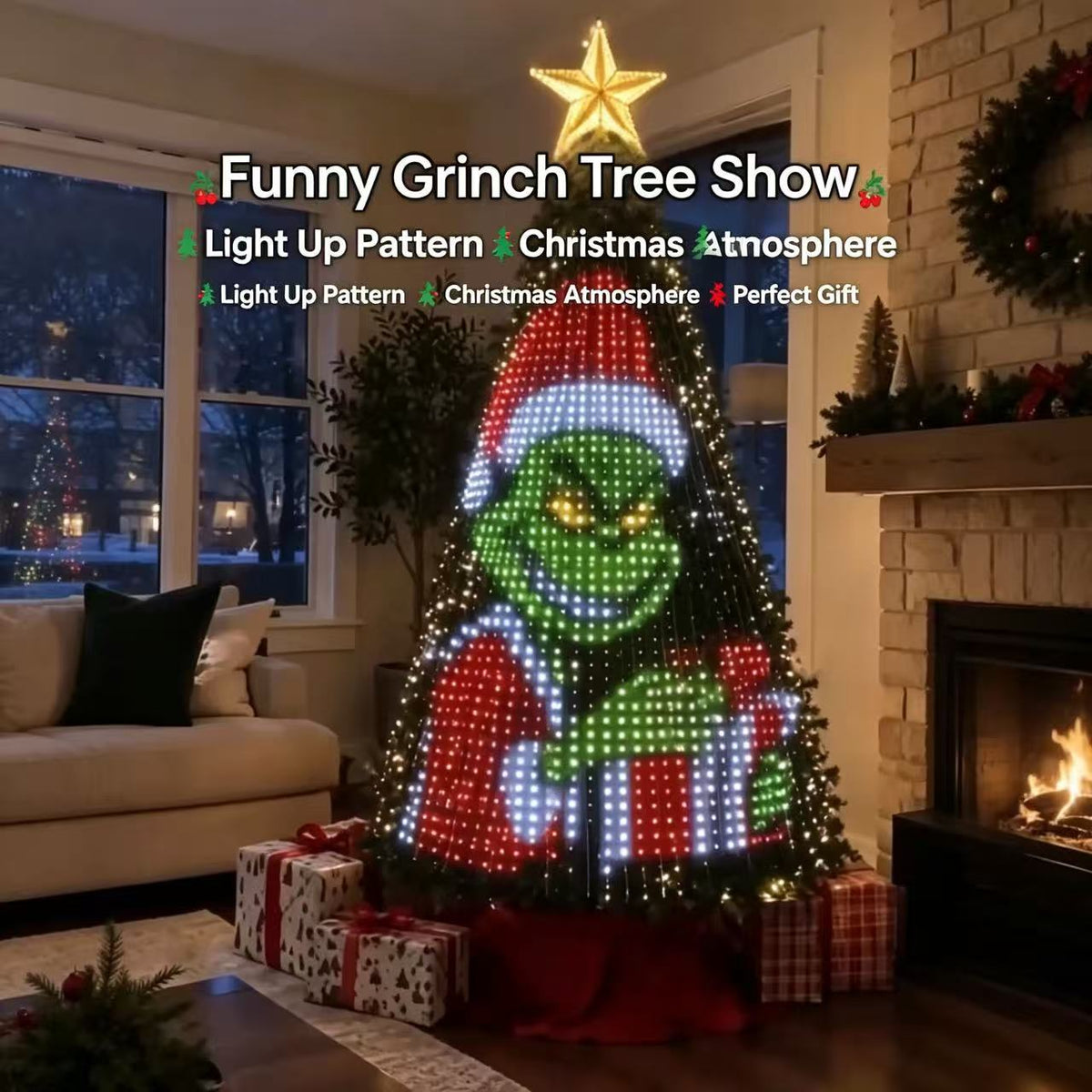 Smart RGB LED Christmas light string DIY Light Show for Christmas and Festive Season
