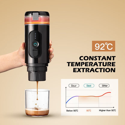 Electric coffee machine, Wireless Heating, Italian Style: Delivers authentic Italian coffee experience, Portable Design, Multi-Function: Features steam insulation heating automatic cleaning and temperature control, Easy to Clean