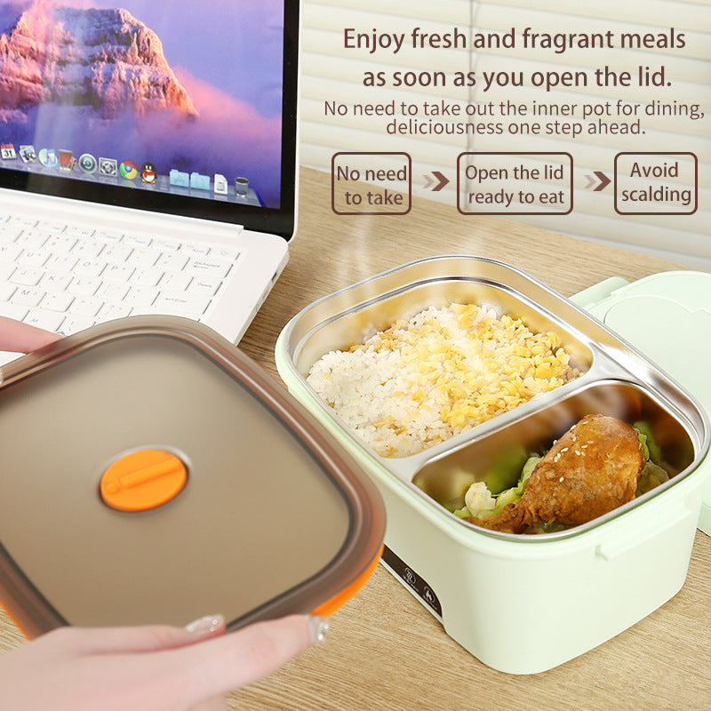 Portable USB Electric Heating Lunch Box with Rechargeable Battery
