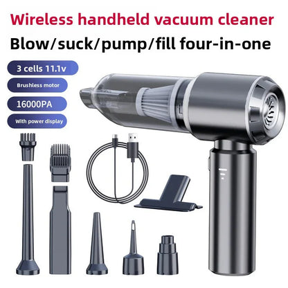 Wireless Car Vacuum Cleaner and Blower for Effortless Cleaning - ZeeTec Store