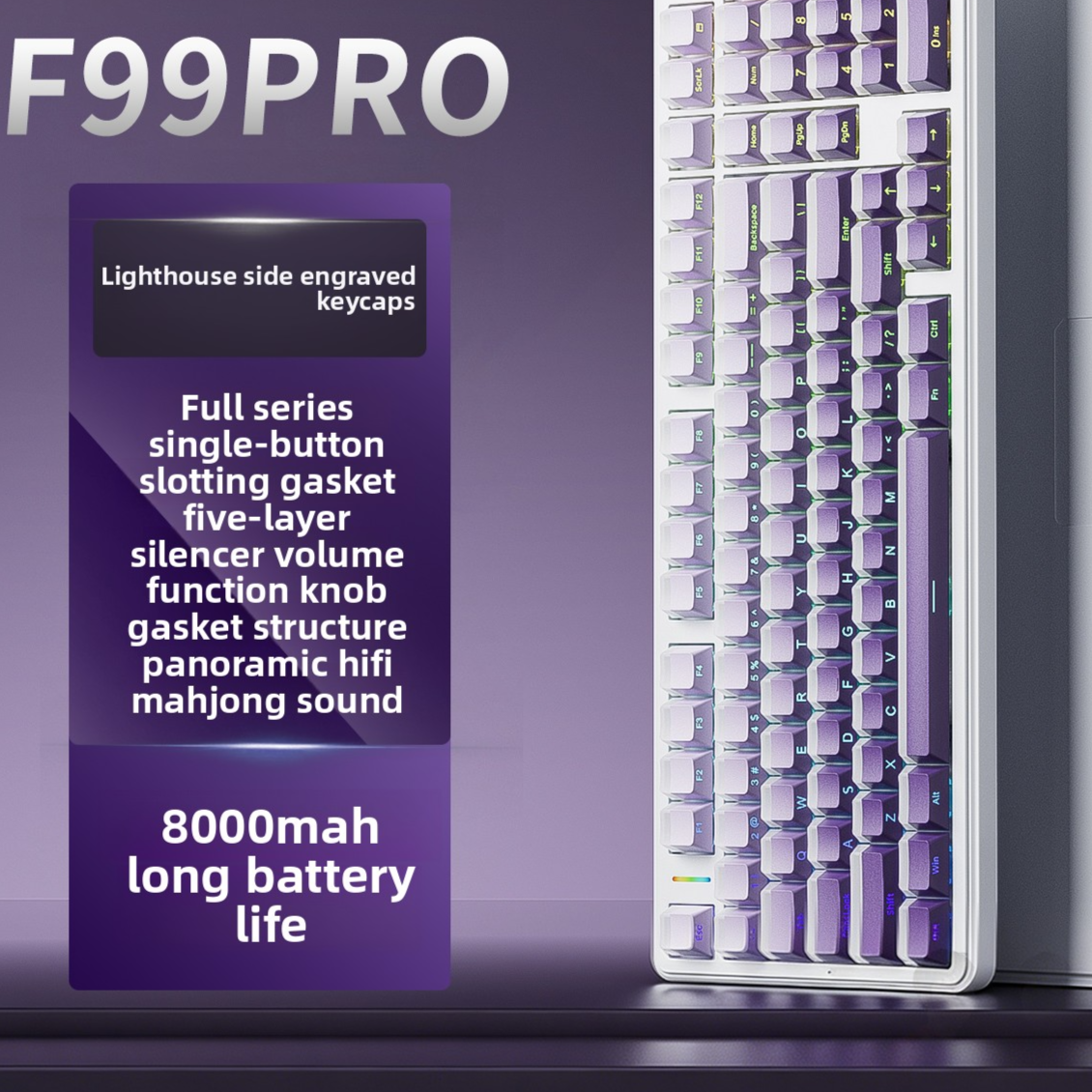 Aula F99 Pro Mechanical Kayboard Custom