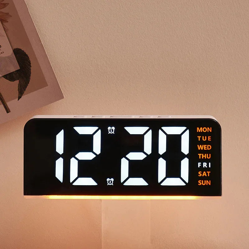 LED Digital Alarm Clock with Date Display - Stylish and Functional Timekeeping - ZeeTec Store