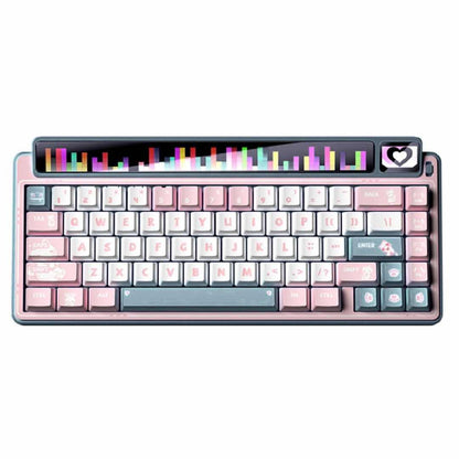 AULA-LEOBOG AMG65 Gasket Mechanical Keyboard, Tri-Mode Connectivity, LED Smart Dual Screen, Gasket Mount Structure, Compact 67 keys, Fully Hot-Swappable Keys, Premium Build & Design