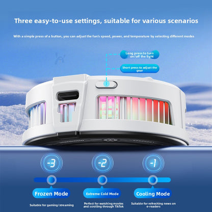 Magnetic Semiconductor Frost Phone Cooler with Digital Display