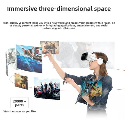 Wireless Bluetooth VR Headset G04BS - 3D Virtual Reality Game Helmet - ZeeTec Store