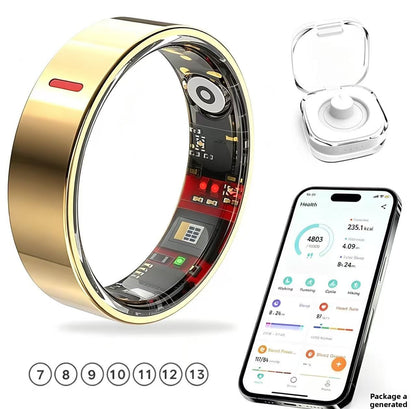 Smart Health Monitoring Ring with Sleep Tracking