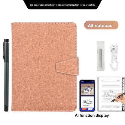 Smart Writing Notebook, Syncs with mobile devices for digital note-taking,  Multifunctional, Paper Screen Sync - Transfers handwritten notes to digital formats in real-time