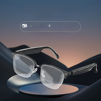 Smart AI Bluetooth Glasses with Translation and Music