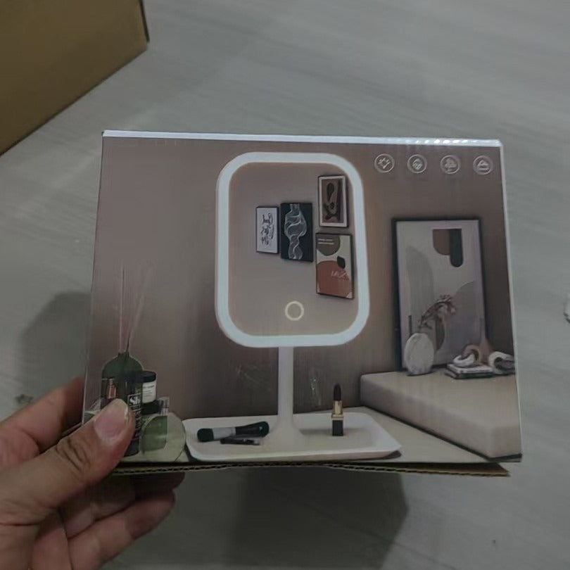 Desktop LED Makeup Mirror with Adjustable Stand - ZeeTec Store