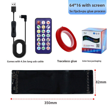 Flexible Bluetooth LED Advertising Display Screen