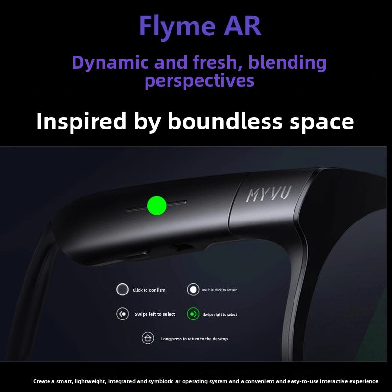 MYVU AR Smart Glasses Text Lens Display  Speech Teleprompter Real-Time Translation