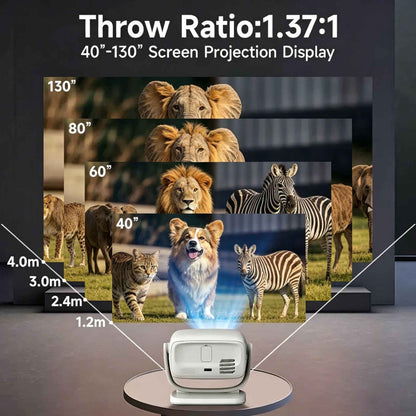 Portable HD Home Projector A8 150 inch 4K