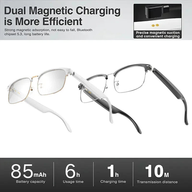Smart Bluetooth Glasses with Translation and Color-Changing Lenses for Enhanced Experiences - ZeeTec Store