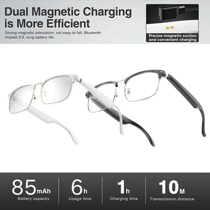 Smart Bluetooth Glasses with Translation and Color-Changing Lenses for Enhanced Experiences - ZeeTec Store