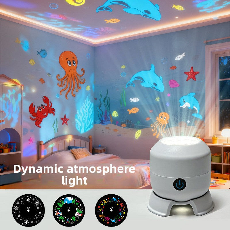 Dynamic Rotating Projector Light Festive Multiple Theme Options