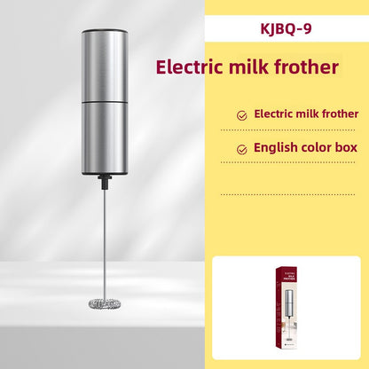 Rechargeable Handheld Electric Mixer with Interchangeable heads for mixing, frothing, and blending tasks