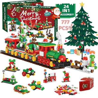 Christmas DIY Building Blocks Set Festive Gifts