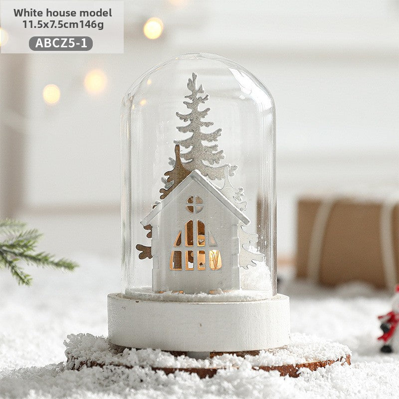 Glass Christmas Ornament Night Light