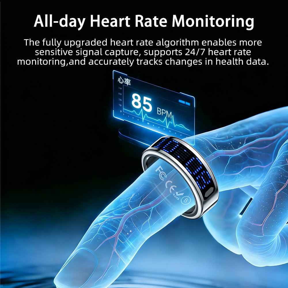 SR16 Smart Ring with Health Monitoring