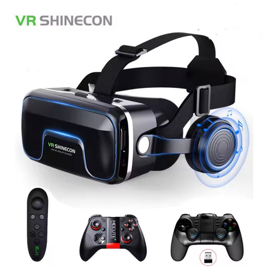 VR Shinecon 10.0 3D Glasses Headset Goggles for Smartphone Video Games Viar
