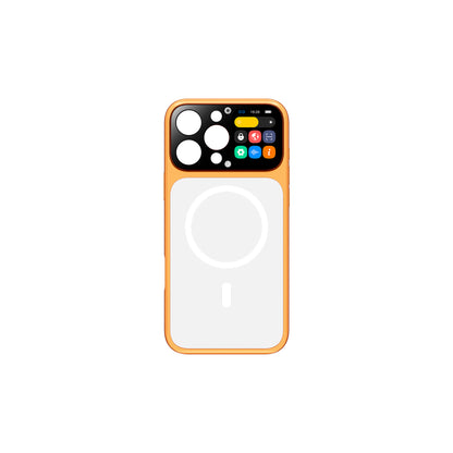 Transparent Magnetic iPhone Case with screen customizable