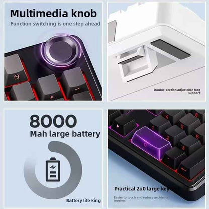 Aula F99 Mechanical Keyboard Wireless Wired Triple Mode