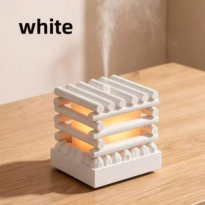 LED Simulated Wood Campfire Table Lamp with Aromatherapy