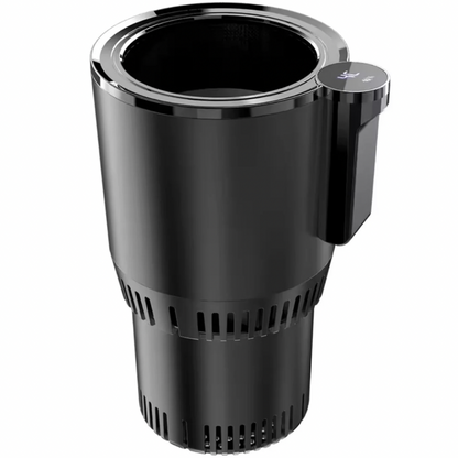 Portable Smart 2-in-1 Car Cup, Cooler & Warmer, 12V Mini Auto Refrigerator for Hot & Cold Drinks, Travel Cup Holder, Compact & Portable, Smart Touch Control, Silent & Safe Operation