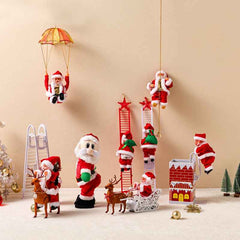Electric Climbing Santa Claus Christmas Toy Interactive