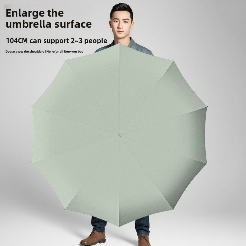 Automatic Folding Sun and Rain Umbrella with Windproof Design for Winter and Summer
