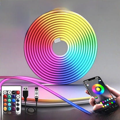 RGB Neon Light: Vibrant full-color LED strips for dynamic lighting effects