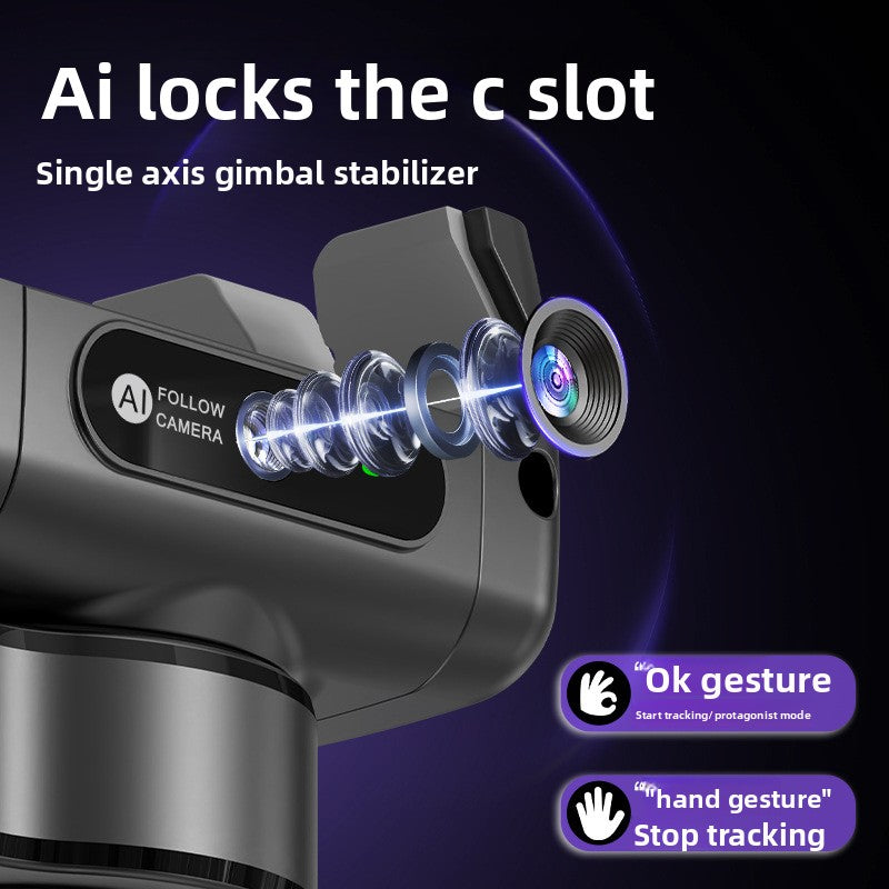 Handheld gimbal single-axis stabilizer