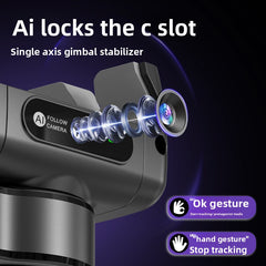Handheld gimbal single-axis stabilizer