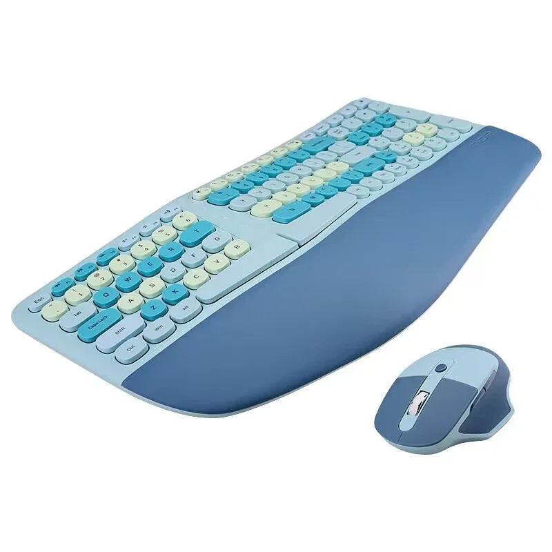 mofii Ergonomic Wireless Keyboard Mouse Set for Comfort and Productivity - ZeeTec Store