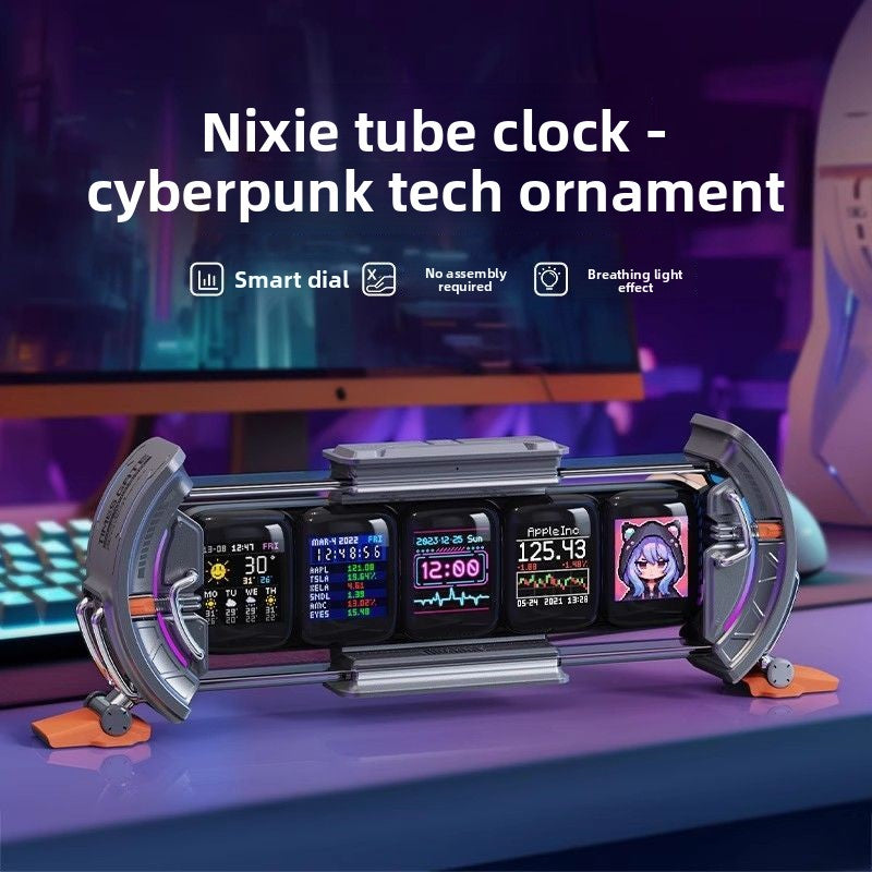 Divoom Time Gate RGB CyberPunk Desktop Decoration