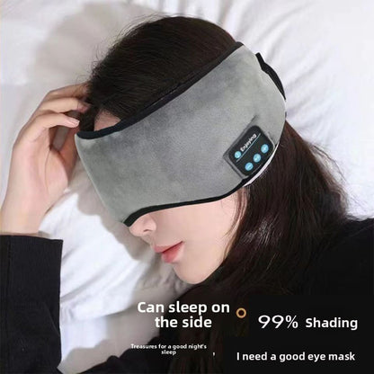 Wireless Music Headphones Eye Mask with Molded memory foam design blocks light for restful sleep. Perfect for travel, dormitories, napping, or daily bedtime routines.