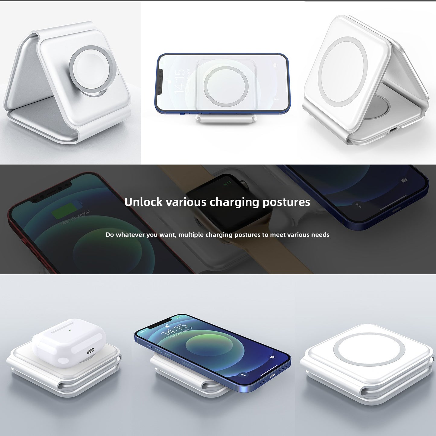 Magnetic Wireless Charger Power Bank Apple