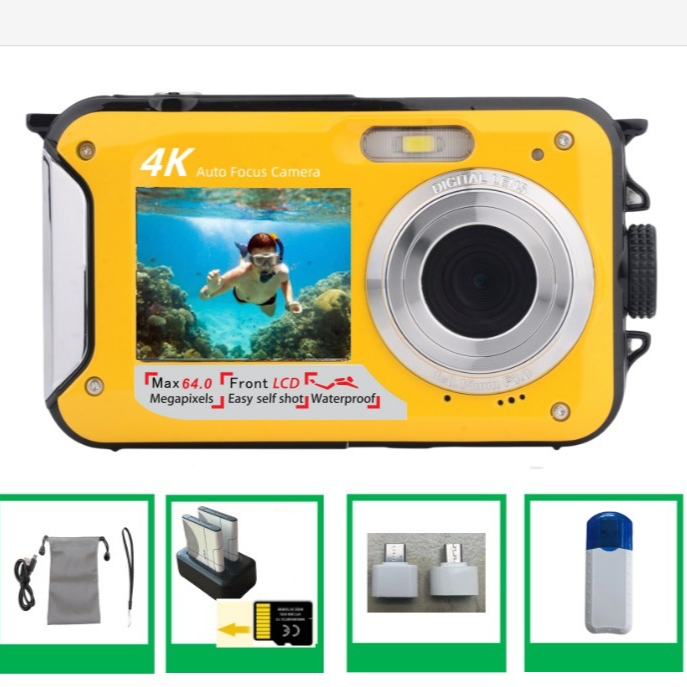 Waterproof Dual Screen Digital Camera