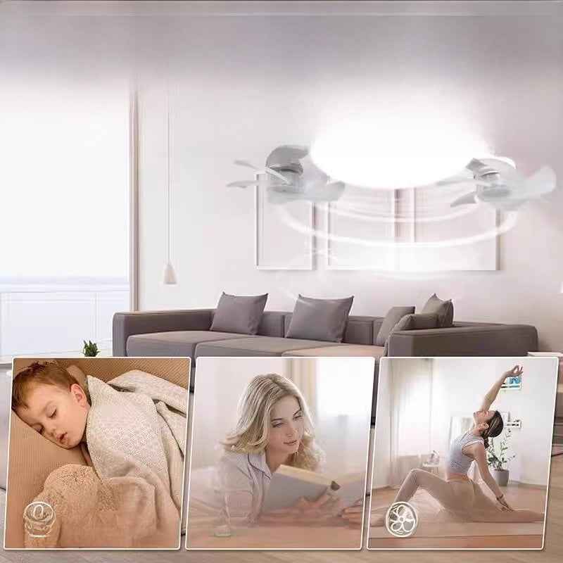 Smart Remote Control Ceiling Fan Light