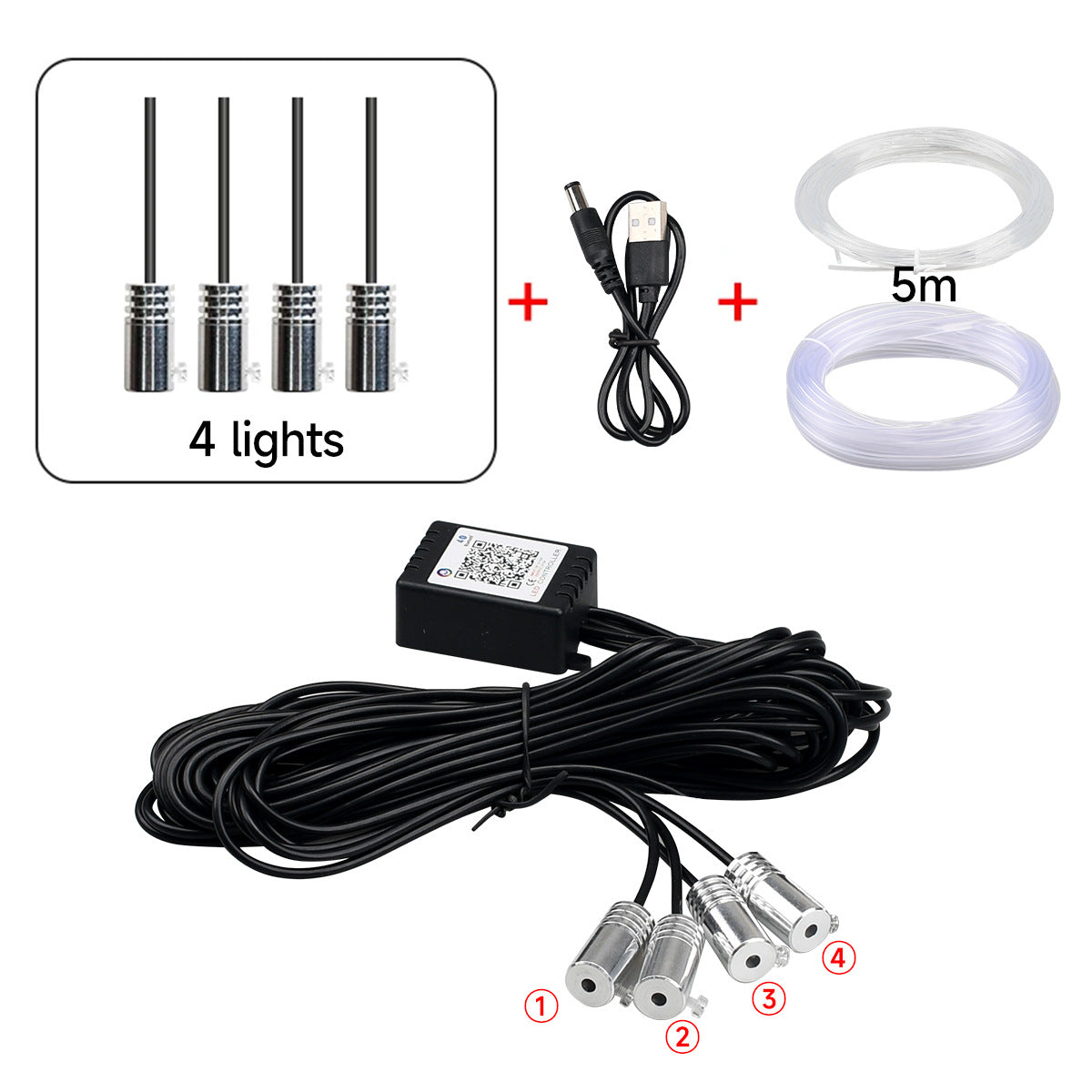 Car LED Ambient Light RGB