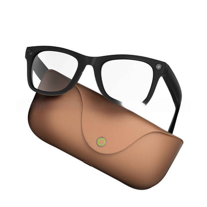 Smart Glasses with Charging Case 8MP Camera