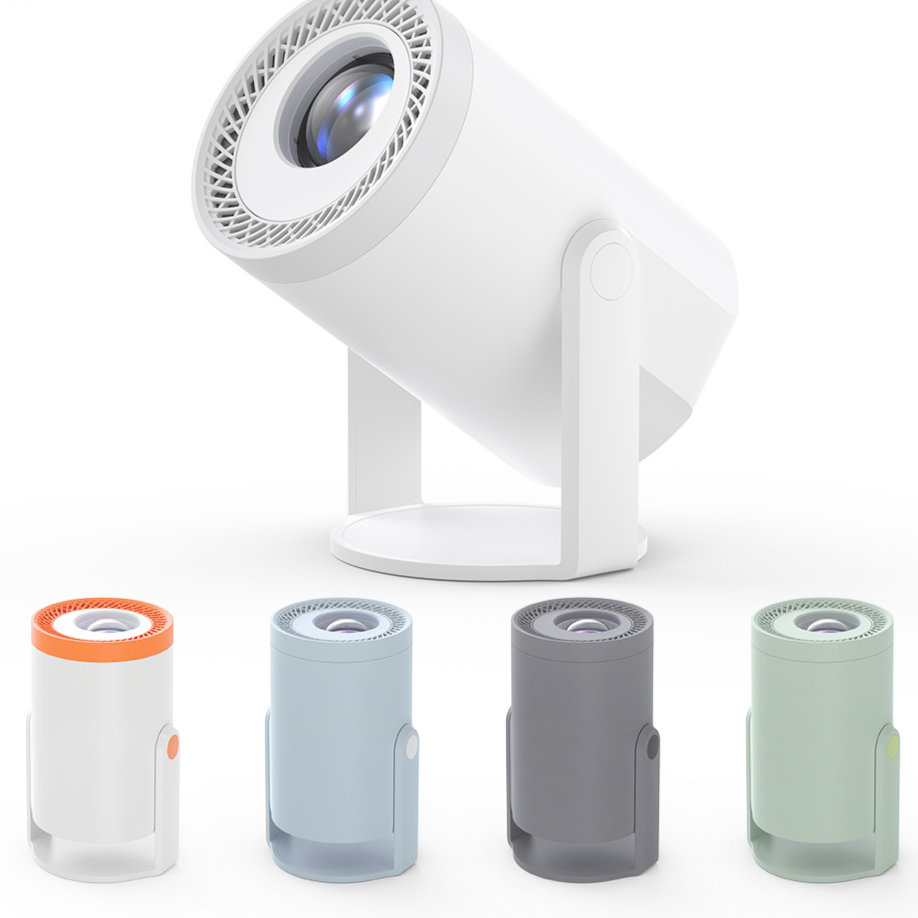 Mini Projector 200 Lumens 235-Inch Display, Enables mobile phone screen mirroring for easy streaming, sharing and cinematic viewing experience